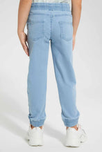 تنزيل الصورة على معرض الصور، Redtag-Lt.-Wash-Girls-Jogger-Jeans-Baggy-Fit-Girls-2 to 8 Years