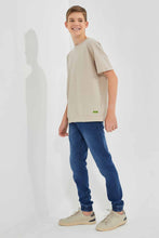 Load image into Gallery viewer, Redtag-Beige-Pique-Sweatshirt-BSR-Sweatshirts,-Category:Sweatshirts,-Colour:Beige,-Filter:Senior-Boys-(9-to-14-Yrs),-New-In,-New-In-BSR,-Non-Sale,-S22D,-Section:Kidswear--