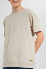 Load image into Gallery viewer, Redtag-Beige-Pique-Sweatshirt-BSR-Sweatshirts,-Category:Sweatshirts,-Colour:Beige,-Filter:Senior-Boys-(9-to-14-Yrs),-New-In,-New-In-BSR,-Non-Sale,-S22D,-Section:Kidswear--
