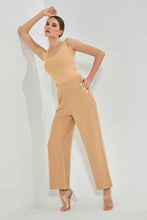تنزيل الصورة على معرض الصور، Redtag-Brown-Tappered-Trousers-With-Button-Detailing-Trousers-Women's-