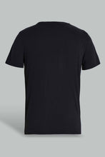Load image into Gallery viewer, Redtag-Black-Matrix-Top-Nightsuit-Pyjama-Sets-Senior-Boys-9 to 14 Years