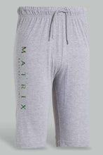 Load image into Gallery viewer, Redtag-Black-Matrix-Top-Nightsuit-Pyjama-Sets-Senior-Boys-9 to 14 Years