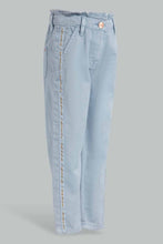 Load image into Gallery viewer, Redtag-Lt.Wash-Girls-Denim-Pant-Category:Jeans,-Colour:Light-Wash,-Filter:Girls-(2-to-8-Yrs),-Girls-Jeans,-New-In,-New-In-GIR,-Non-Sale,-S22D,-Section:Kidswear-Girls-