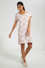 Load image into Gallery viewer, Pink Heart Print Nightshirt