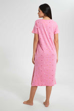 Load image into Gallery viewer, Redtag-Ivory-Long-Printed-Nightshirt-Nightshirts-Women's-