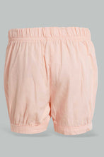 Load image into Gallery viewer, Redtag-Peach-Short-Denim-Shorts-Infant-Girls-3 to 24 Months