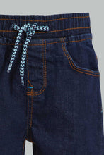 Load image into Gallery viewer, Navy Denim Short For Baby Boys