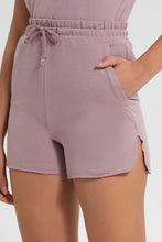 تنزيل الصورة على معرض الصور، Redtag-Mauve-Keyline-Short-Loungewear-Shorts-Women's-