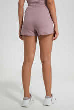 تنزيل الصورة على معرض الصور، Redtag-Mauve-Keyline-Short-Loungewear-Shorts-Women's-