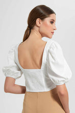 Load image into Gallery viewer, Redtag-White-Front-Zip-Printed-Top-Tops-Women's-