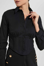 Load image into Gallery viewer, Redtag-Assorted-Button-Front-Collared-Blouse-Long-Sleeve-Blouses-Women's-