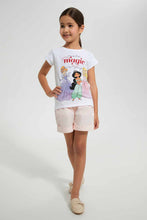 Load image into Gallery viewer, Redtag-Pink-Girls-Short-Casual-Shorts-Girls-2 to 8 Years