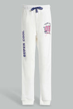 تنزيل الصورة على معرض الصور، Redtag-Cream-Jogger-Pants-Joggers-Girls-2 to 8 Years