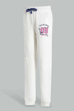 تنزيل الصورة على معرض الصور، Redtag-Cream-Jogger-Pants-Joggers-Girls-2 to 8 Years