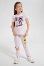 تنزيل الصورة على معرض الصور، Redtag-Fuschia-Jogger--Pants-Joggers-Girls-2 to 8 Years
