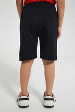 تنزيل الصورة على معرض الصور، Redtag-Black-Print-Short-Active-Shorts-Boys-2 to 8 Years