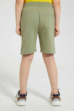 تنزيل الصورة على معرض الصور، Redtag-Olive-Print-Short-Active-Shorts-Boys-2 to 8 Years