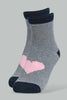 Redtag-Assorted-4-Pc-Pack-Socks-Full-Length-Socks-Girls-2 to 8 Years