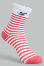 Load image into Gallery viewer, Redtag-Assorted-4-Pc-Pack-Socks-Full-Length-Socks-Girls-2 to 8 Years