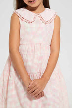 Load image into Gallery viewer, Redtag-Pale-Pink-Aop-Dress-Dresses-Girls-2 to 8 Years