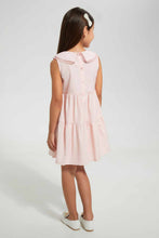 Load image into Gallery viewer, Redtag-Pale-Pink-Aop-Dress-Dresses-Girls-2 to 8 Years