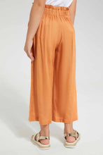 Load image into Gallery viewer, Redtag-Beige-Wide-Leg-Plain-Trousers-Category:Trousers,-Colour:Beige,-Filter:Girls-(2-to-8-Yrs),-Girls-Trousers,-New-In,-New-In-GIR,-Non-Sale,-S22D,-Section:Kidswear-Girls-