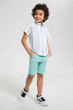 Load image into Gallery viewer, Redtag-Mint-Belted-Chino-Short-Chino-Shorts-Boys-2 to 8 Years