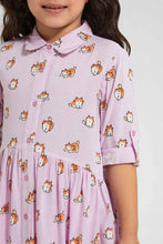 Load image into Gallery viewer, Redtag-Pink-Shirt-Dress-Dresses-Girls-2 to 8 Years