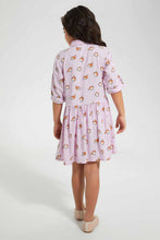 Load image into Gallery viewer, Redtag-Pink-Shirt-Dress-Dresses-Girls-2 to 8 Years