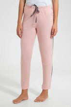 Load image into Gallery viewer, Redtag-Pink-Plain-Pyjama-Bottom-With-Side-Piping-Leggings-Women's-
