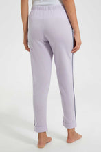 Load image into Gallery viewer, Redtag-Lilac-Plain-Pyjama-Bottom-With-Side-Piping-Leggings-Women's-