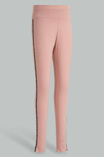 Load image into Gallery viewer, Redtag-Pink-Side-Piping-Legging-For-Women-Category:Leggings,-Colour:Pink,-Deals:New-In,-Filter:Women's-Clothing,-New-In-Women,-Non-Sale,-S22D,-Section:Women,-Women-Leggings,-Women-Shorts-Women's-