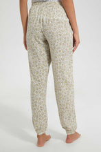 تنزيل الصورة على معرض الصور، Redtag-White-Allover-Printed-Pyjama-Bottom-Leggings-Women's-