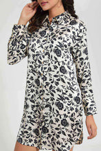 Load image into Gallery viewer, Redtag-Assorted-Printed-Satin-Shirt-Dress-Dresses-Women's-