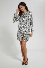 Load image into Gallery viewer, Redtag-Assorted-Printed-Satin-Shirt-Dress-Dresses-Women's-