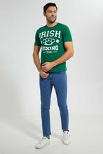 تنزيل الصورة على معرض الصور، Redtag-Green-Graphic-T-Shirt-Graphic-T-Shirts-Men's-