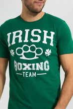 تنزيل الصورة على معرض الصور، Redtag-Green-Graphic-T-Shirt-Graphic-T-Shirts-Men's-