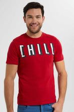 Load image into Gallery viewer, Redtag-Red-Graphic-T-Shirt-Graphic-T-Shirts-Men's-