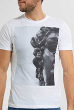 تنزيل الصورة على معرض الصور، Redtag-White-Graphic-T-Shirt-Graphic-T-Shirts-Men's-