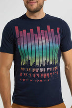 تنزيل الصورة على معرض الصور، Redtag-Navy-Graphic-T-Shirt-Graphic-T-Shirts-Men's-