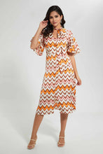 Load image into Gallery viewer, Redtag-Assorted-Goe-Printed-Midi-Dress-Dresses-Women's-