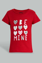 تنزيل الصورة على معرض الصور، Redtag-Red-Placement-Print-Pyjama-Sets-Pyjama-Sets-Infant-Girls-3 to 24 Months