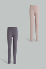 Load image into Gallery viewer, Redtag-Assorted-2-Pack-Legging-Category:Jeggings,-Colour:Assorted,-Filter:Women's-Clothing,-New-In,-New-In-Women,-Non-Sale,-S22D,-Section:Women,-Women-Jeggings-Women's-