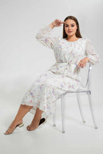 Load image into Gallery viewer, Redtag-Assorted-Printed--Belted-Dress-Dresses-Women's-
