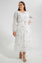 Load image into Gallery viewer, Redtag-Assorted-Printed--Belted-Dress-Dresses-Women's-