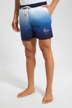 Load image into Gallery viewer, Redtag-Blue-Swim-Shorts-Category:Shorts,-Colour:Blue,-Filter:Men's-Clothing,-Men-Shorts,-New-In,-New-In-Men,-Non-Sale,-S22D,-Section:Men--