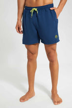 Load image into Gallery viewer, Redtag-Navy-Swim-Shorts-Category:Shorts,-Colour:Navy,-Filter:Men's-Clothing,-Men-Shorts,-New-In,-New-In-Men,-Non-Sale,-S22D,-Section:Men--