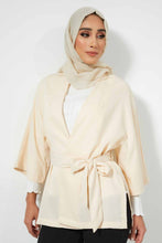 Load image into Gallery viewer, Redtag-Beige-Belted-Cardigan-Cardigans-Women's-