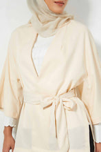 Load image into Gallery viewer, Redtag-Beige-Belted-Cardigan-Cardigans-Women's-