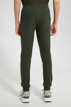 تنزيل الصورة على معرض الصور، Redtag-Olive-Pique-Active-Pants-Joggers-Senior-Boys-9 to 14 Years